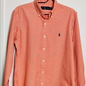 Ralph Lauren Red & White Checked Shirt Classic
